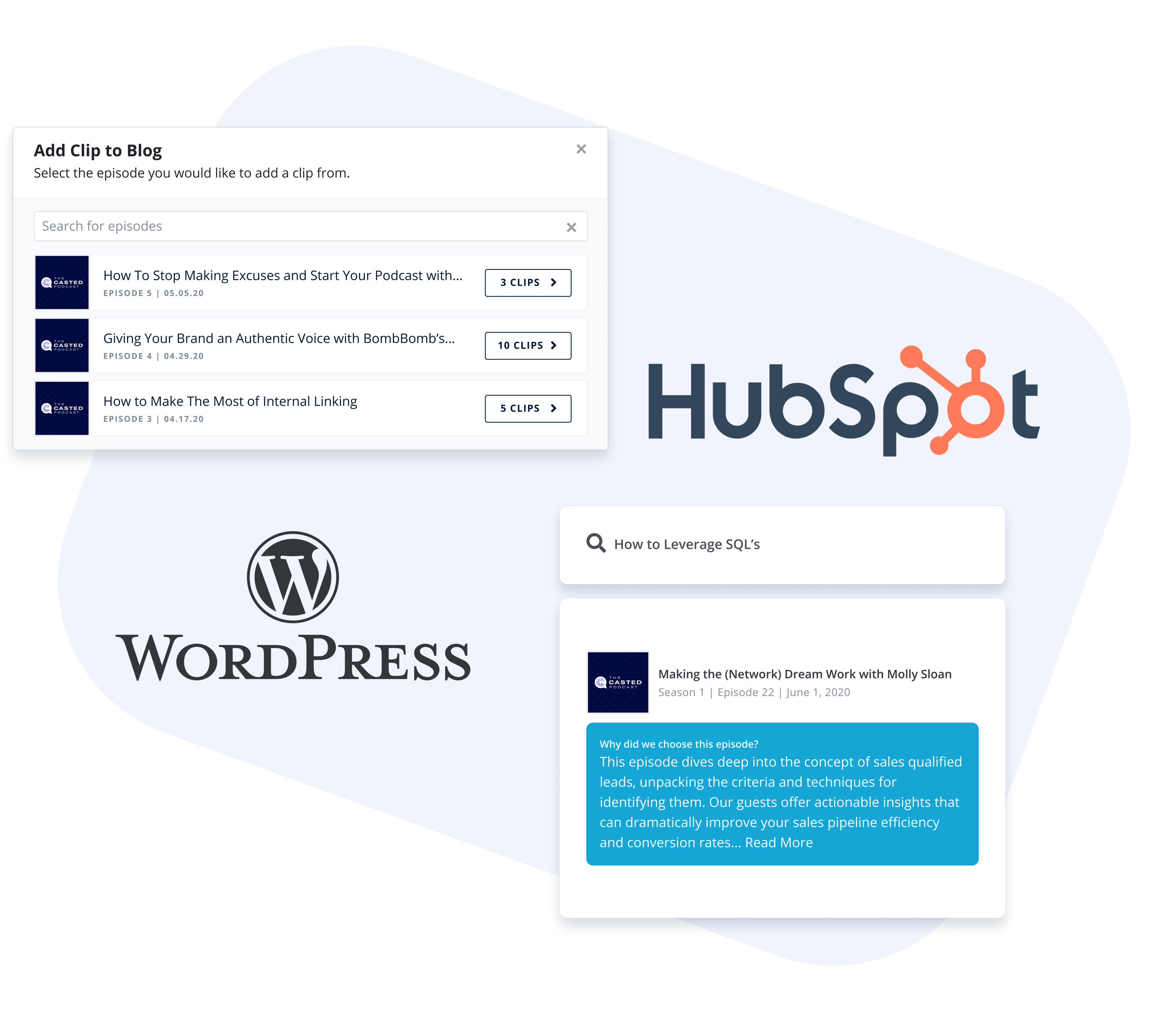 Casted B2B Podcast Platform Content Marketing Strategy